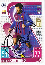 Philippe Coutinho   FC Barcelona  Champions League  Match Attax Card original signiert 