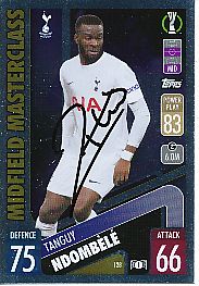 Tanguy Ndombele  Tottenham Hotspurs  Champions League  Match Attax Card original signiert 