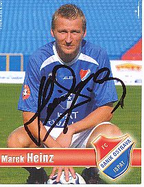 Marek Heinz   FC Banik Ostrava   Fußball Autogrammkarte original signiert 
