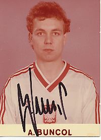 Andrzej Buncol  Polen  Fußball Autogrammkarte original signiert 