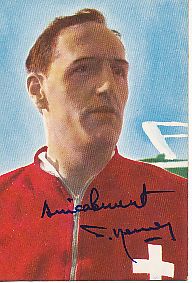 Willy Kernen † 2009 Schweiz WM 1954  Fußball Autogramm Sammelbild original signiert 