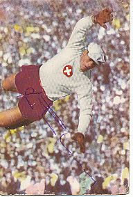 Karl Elsener † 2010  Schweiz WM 1962  Fußball Autogramm Sammelbild original signiert 