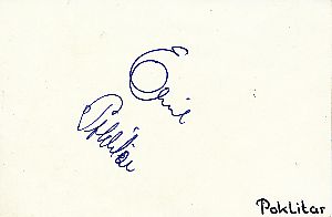 Emil Poklitar   DDR   Fußball   Autogramm Karte  original signiert 
