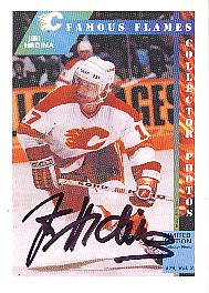 Jiri Hrdina  Calgary Flames  Eishockey  Autogramm Karte original signiert 