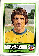 Danilo Popivoda † 2021 Jugoslawien   Fußball Autogramm Sammelbild  original signiert 