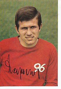 Josef Heynckes  Hannover 96  WM  1970  Fußball Bergmann Sammelbild  original signiert 