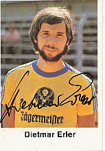 Dietmar Erler  1977/78  Eintracht Braunschweig  Fußball Bergmann Sammelbild  original signiert 