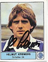 Helmut Kremers  1979  FC Schalke 04  Fußball Panini Sammelbild  original signiert 