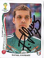 Rafael Marquez  Mexico  WM 2014  Panini Sticker original signiert 