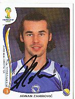 Adnan Zahirovic  Bosnien Herzegowina  WM 2014  Panini Sticker original signiert 