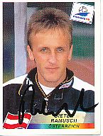 Dieter Ramusch  Österreich  Panini  WM 1998  Sticker original signiert 
