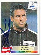 Michael Konsel  Österreich  Panini  WM 1998  Sticker original signiert 