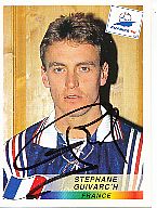 Stéphane Guivarc’h   Frankreich  Panini  WM 1998  Sticker original signiert 