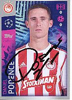 Daniel Podence  Olympiakos Piräus  2019/2020  Champions League Topps Sticker orig. signiert 