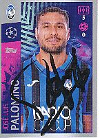 Jose Luis Palomino   Atalanta Bergamo  2019/2020  Champions League Topps Sticker orig. signiert 