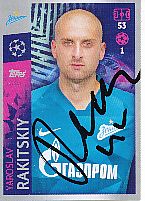 Yaroslav Rakitskiy  Zenit St.Petersburg  2019/2020  Champions League Topps Sticker orig. signiert 