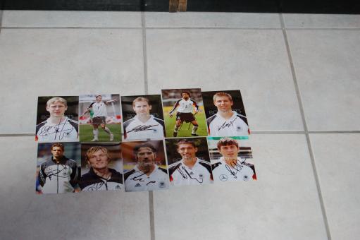 10 x  DFB  Fußball Autogramm Fotos original signiert 