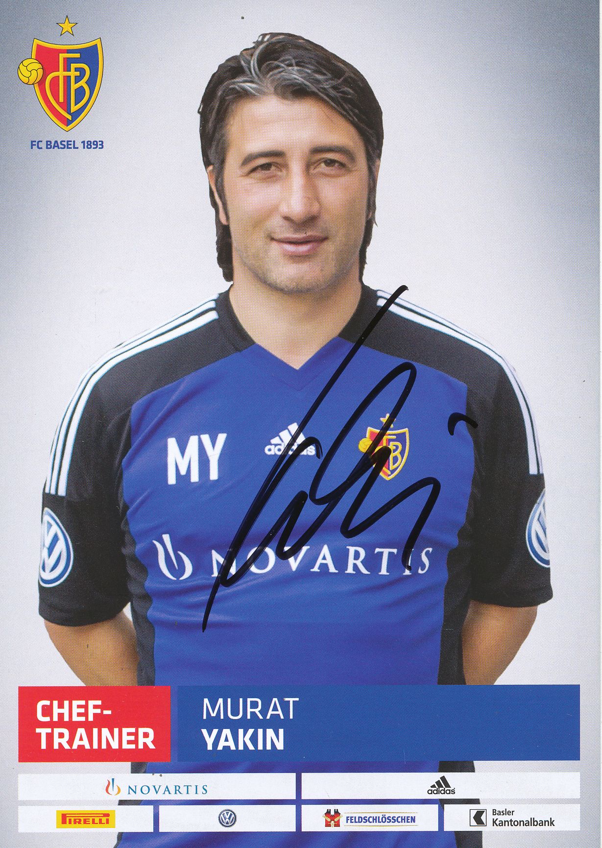 Kelocks Autogramme | Murat Yakin FC Basel Autogrammkarte original