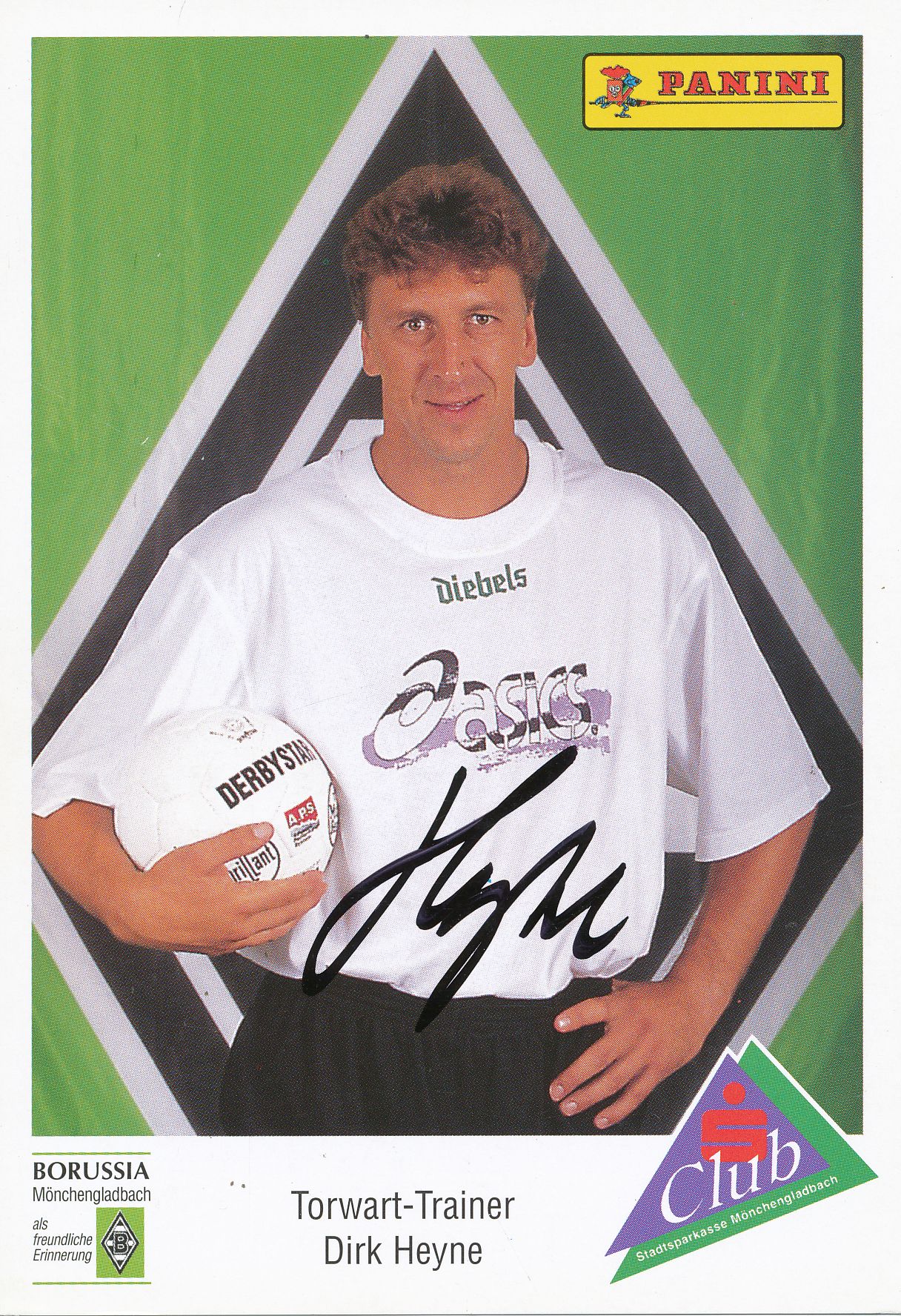 A 68707 Dirk Heyne Autogrammkarte Borussi Mönchengladbach 1994-95 Orig Sign 