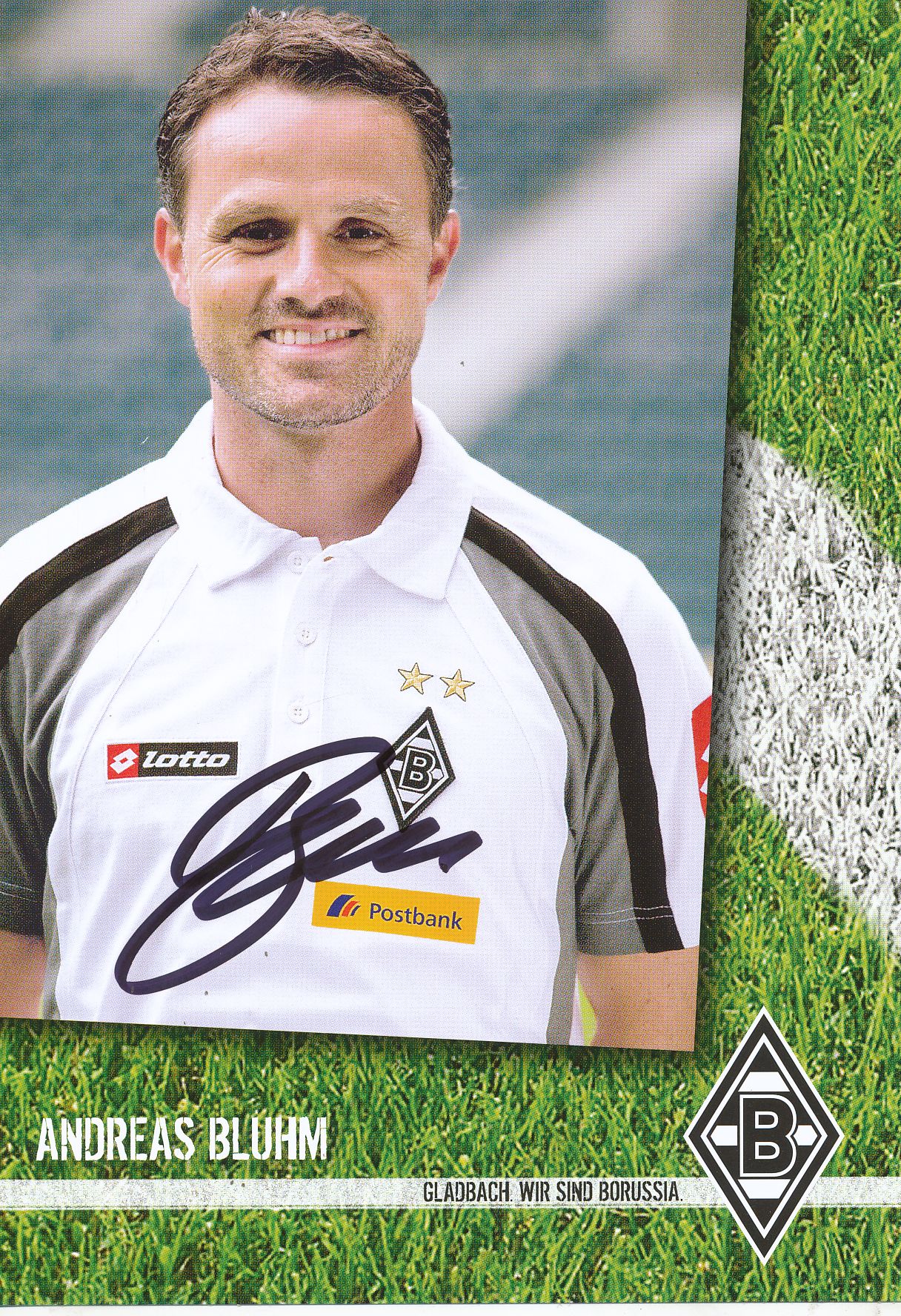 Andreas Bluhm Autogrammkarte Borussia Mönchengladbach 2008-09 Original 
