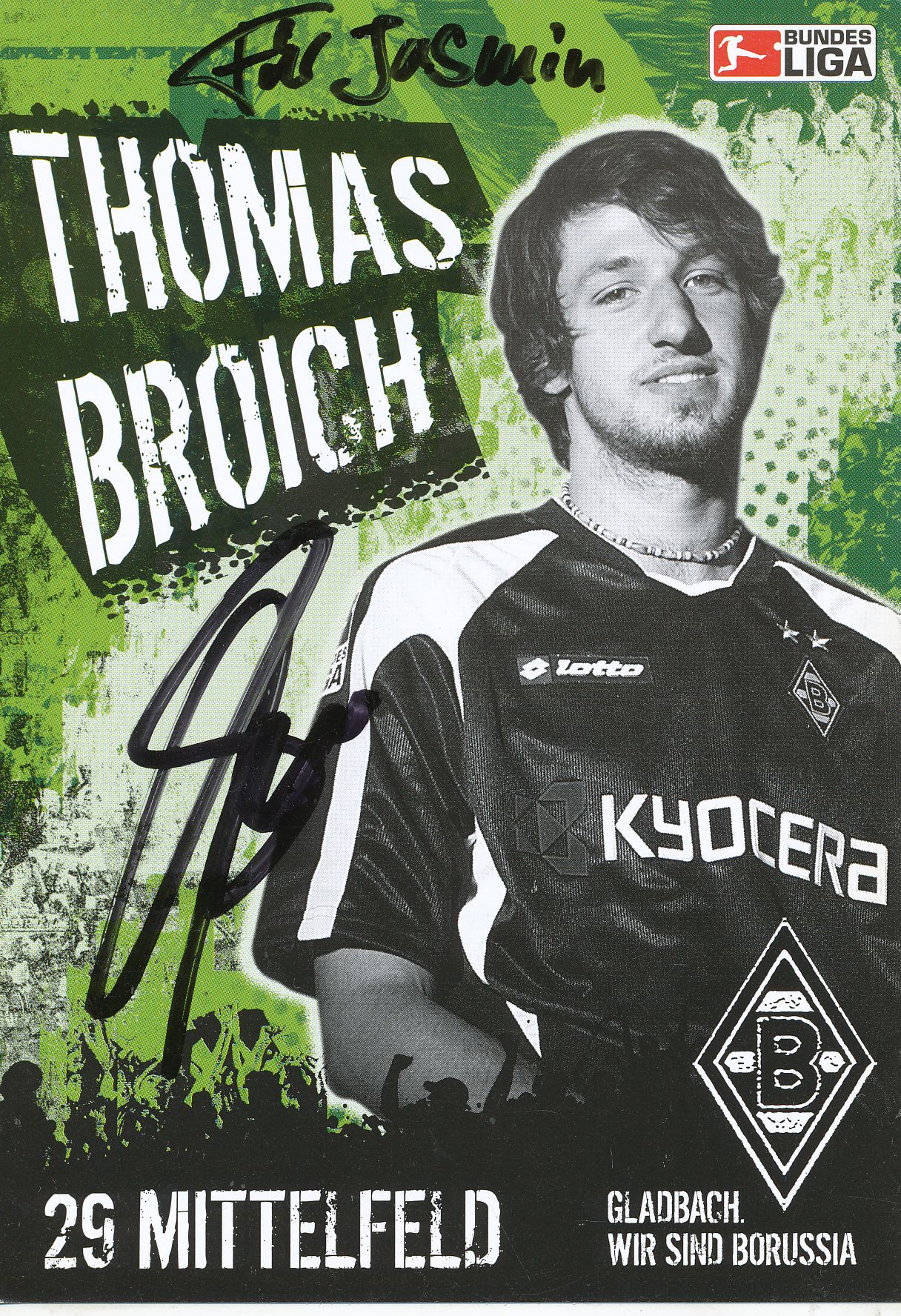 Thomas Broich   Borussia Mönchengladbach 2004  2005  Autogrammkarte 285750 