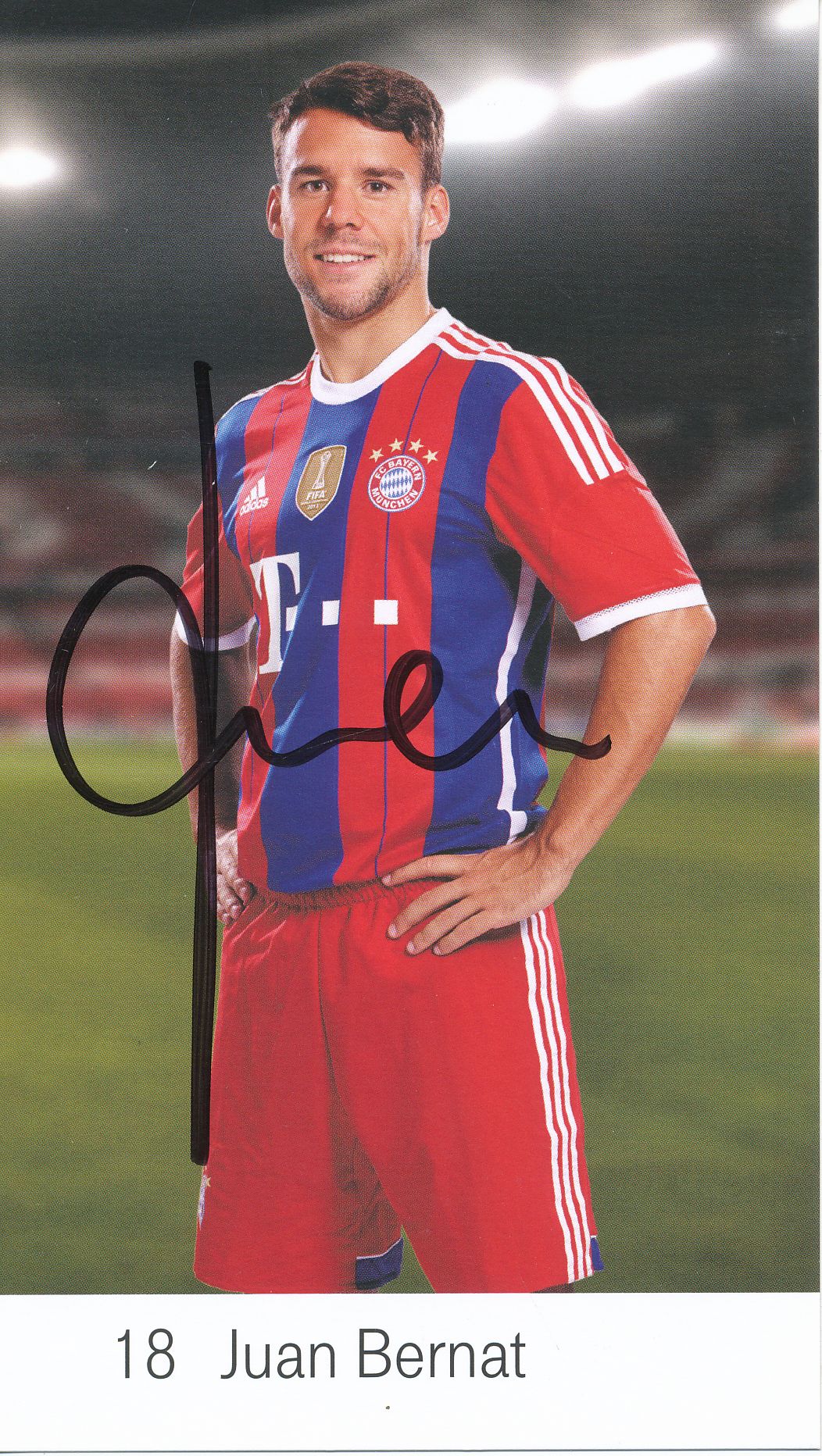 Steeven Ribery Autogrammkarte Bayern München II 2014-15