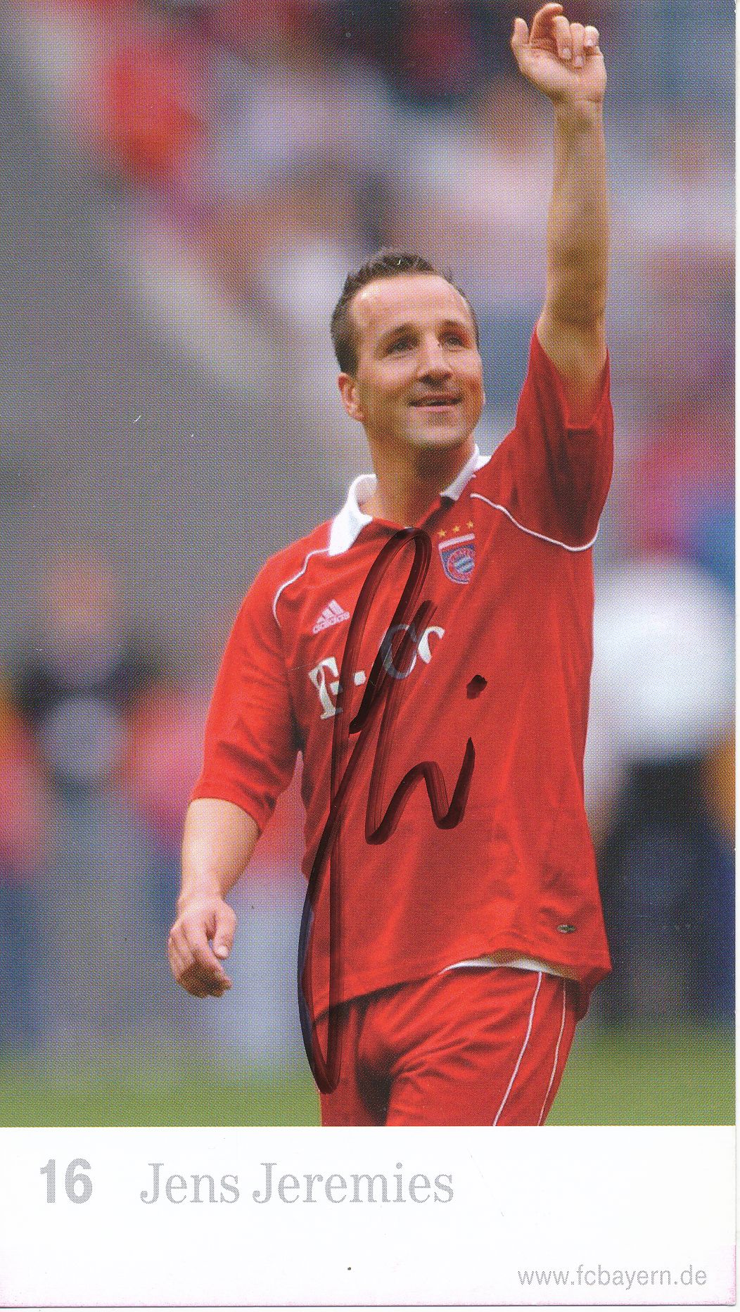 Jens Jeremies Autogrammkarte Bayern München 2005-06 Original Signiert