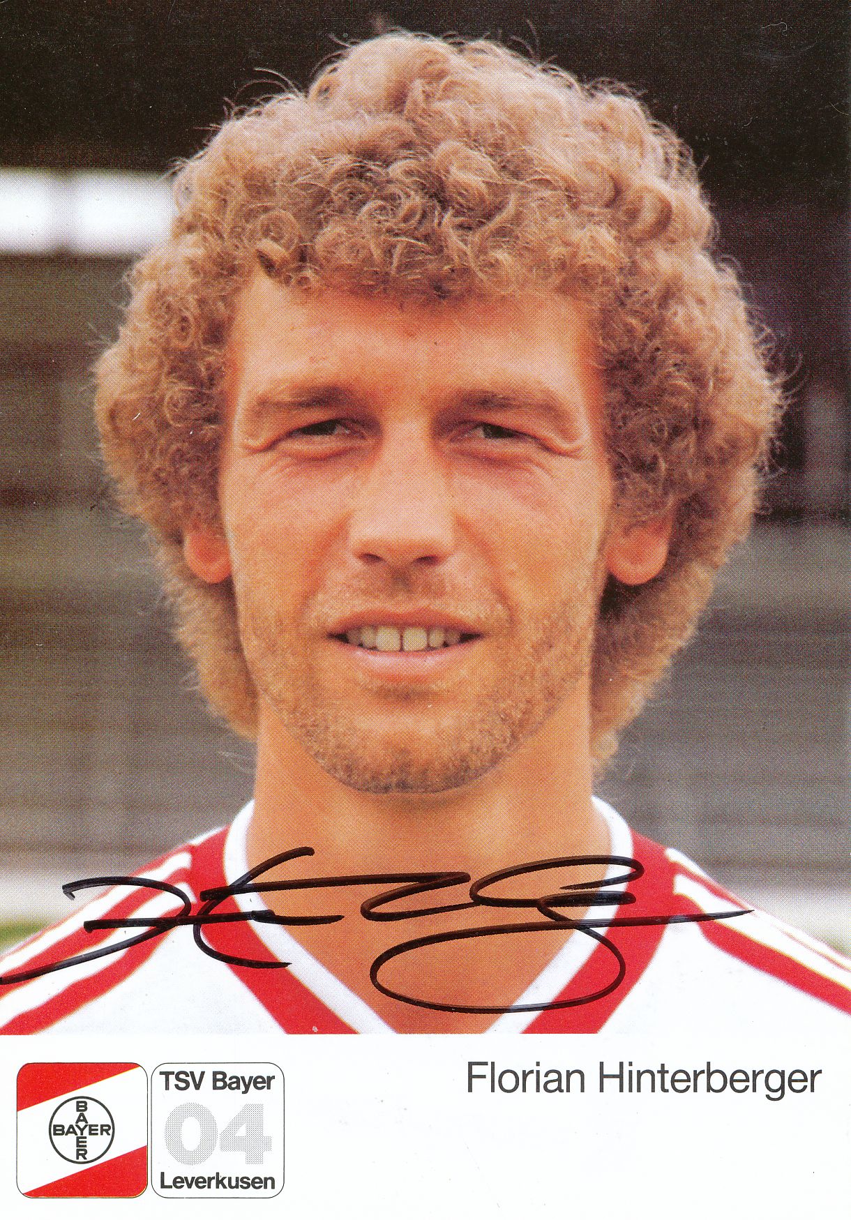 Florian Hinterberger Autogrammkarte Bayer Leverkusen 1987-88 Original A 190294 