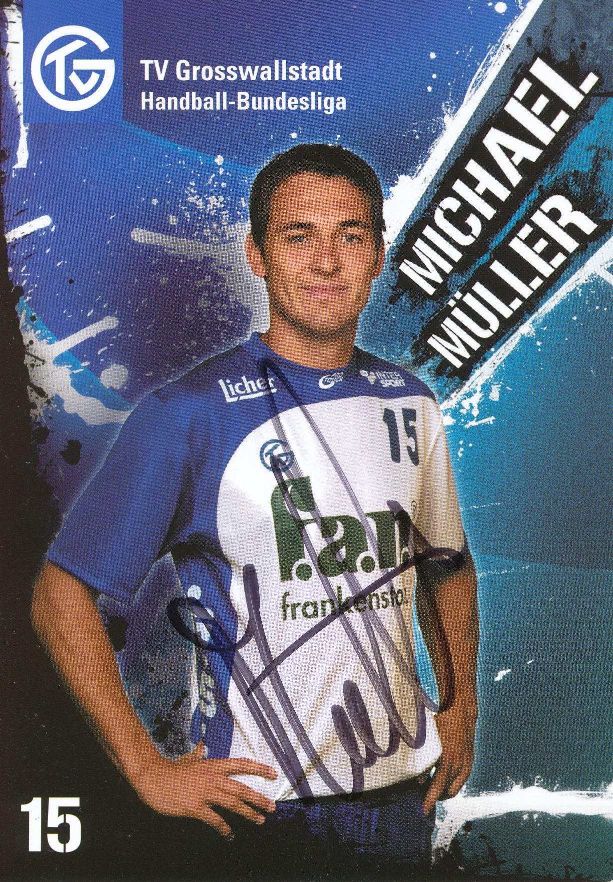 Kelocks Autogramme Michael Müller TV Großwallstadt Handball Autogrammkarte original signiert online kaufen