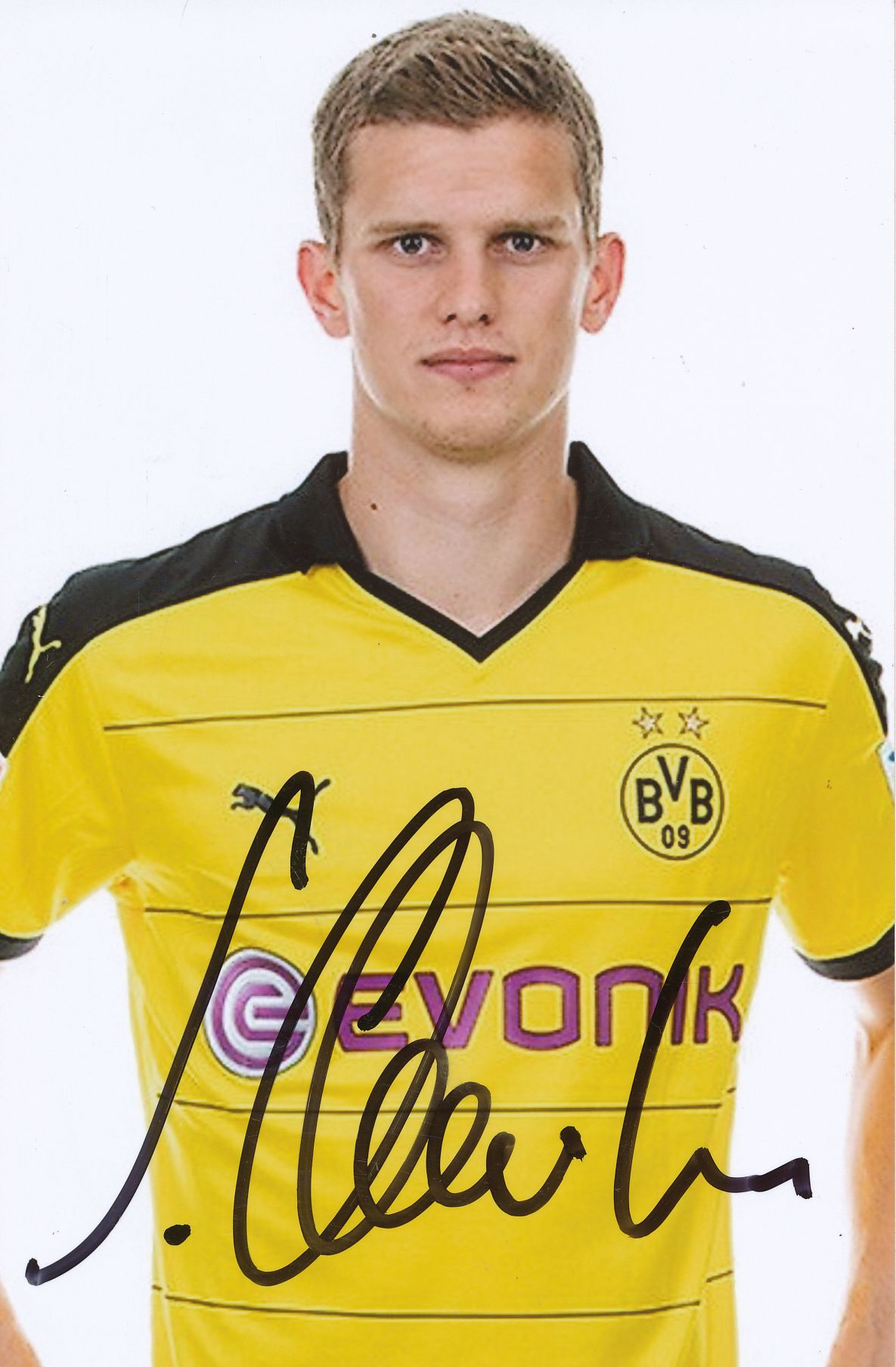 Kelocks Autogramme | Sven Bender Borussia Dortmund Fußball Autogramm ...