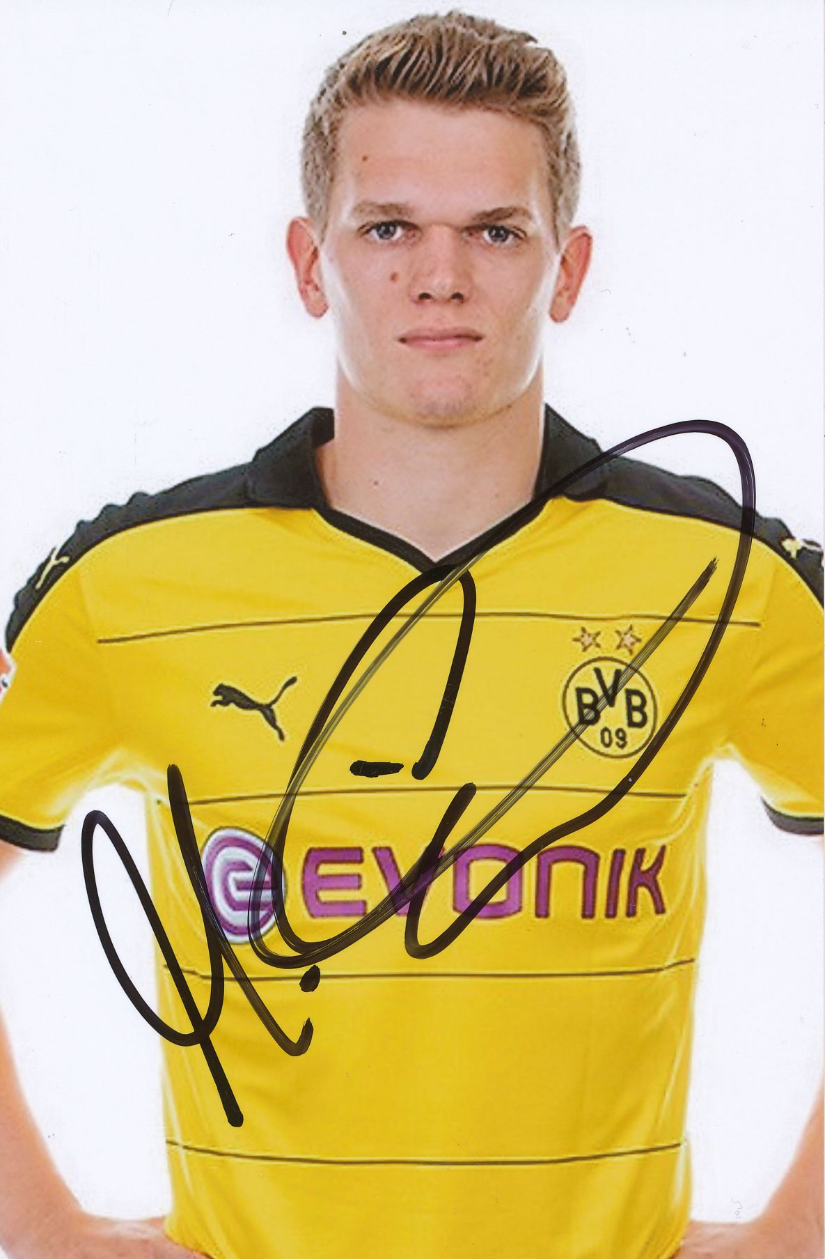 Borussia Dortmund Original Autogrammkarte Saison 2014/2015 Matthias GINTER 