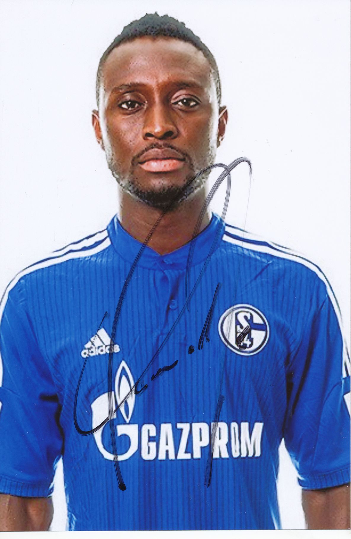 Chinedu Obasi Original Autogrammkarte FC Schalke 04 Saison 2014/2015 