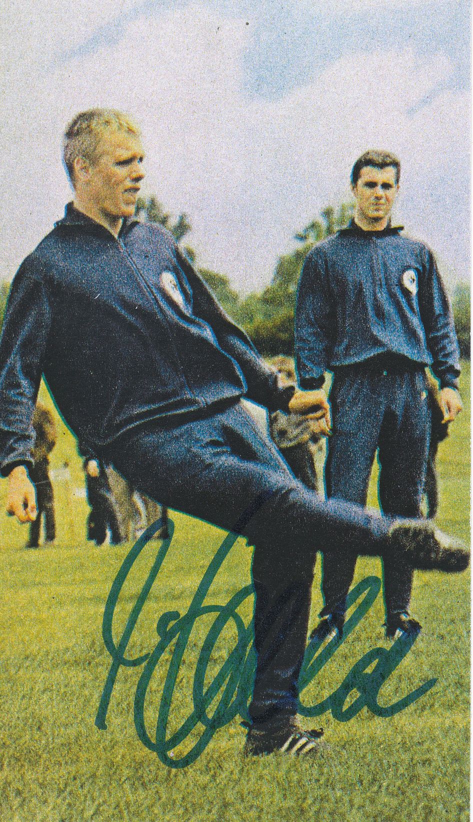 Siegfried Held Autogrammkarte DFB WM 1970 Original Signiert 