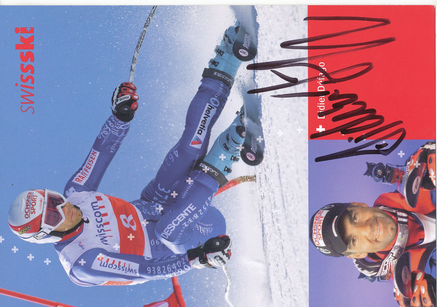 57644 Didier Defago Ski Alpin original signierte Autogrammkarte 