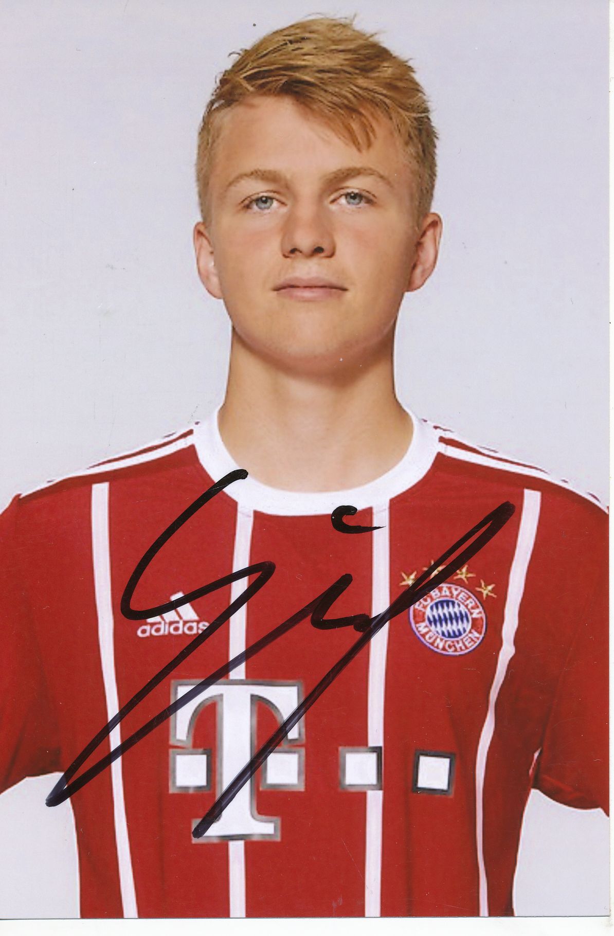 Felix Götze  Autogrammkarte Bayern München Deutscher Meister 