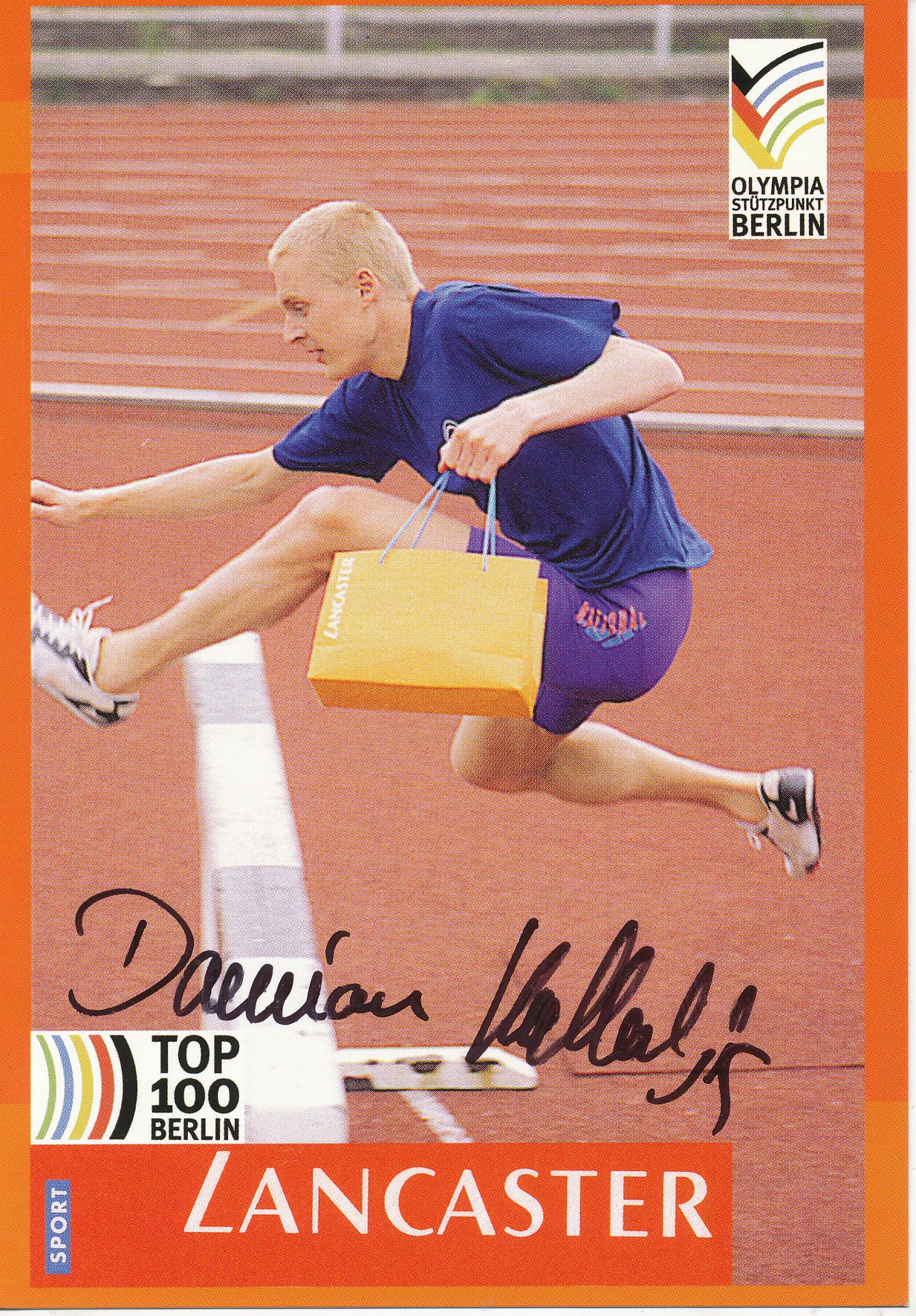 M-306 Damian Kallabis Deutschland Olympia Leichtathletik Original Autogramm 