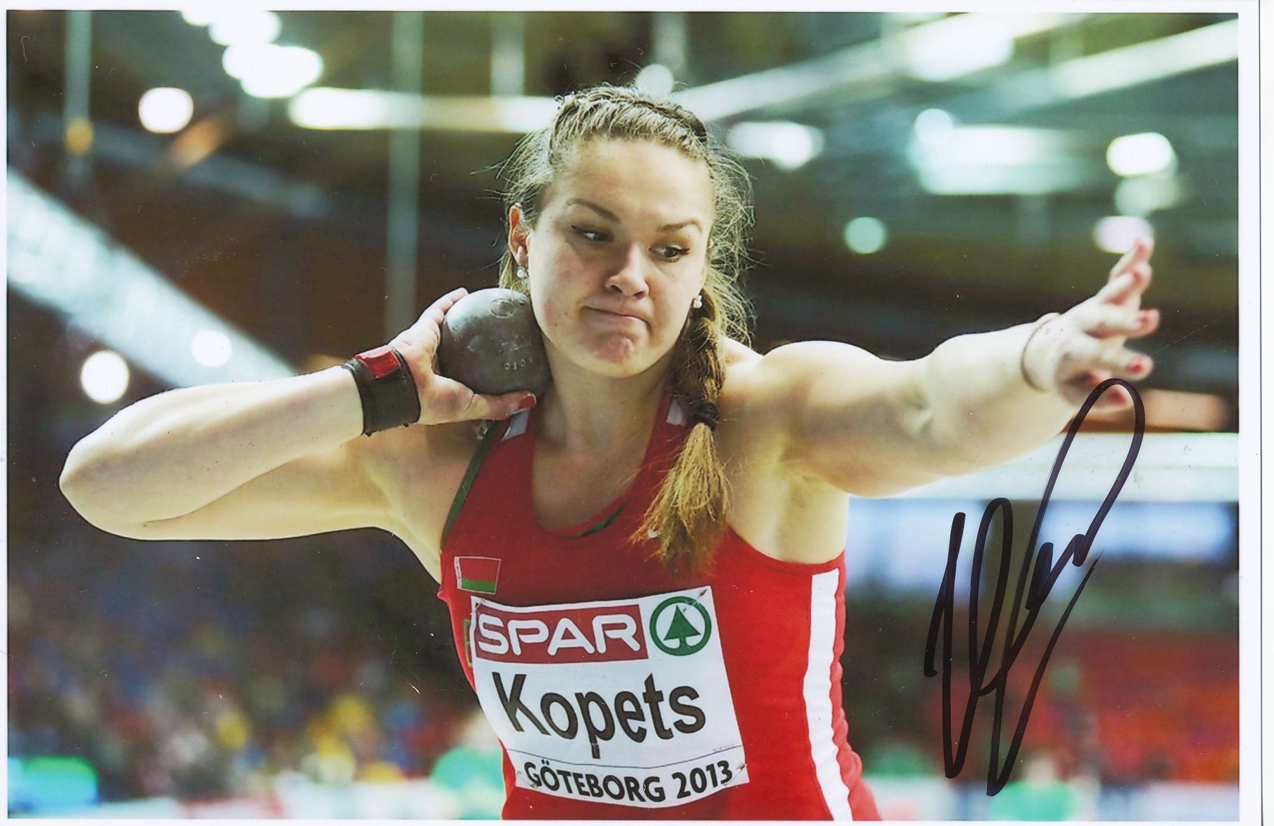 Kelocks Autogramme Alena Kopez Weißrußland Leichtathletik Autogramm Foto original signiert online kaufen
