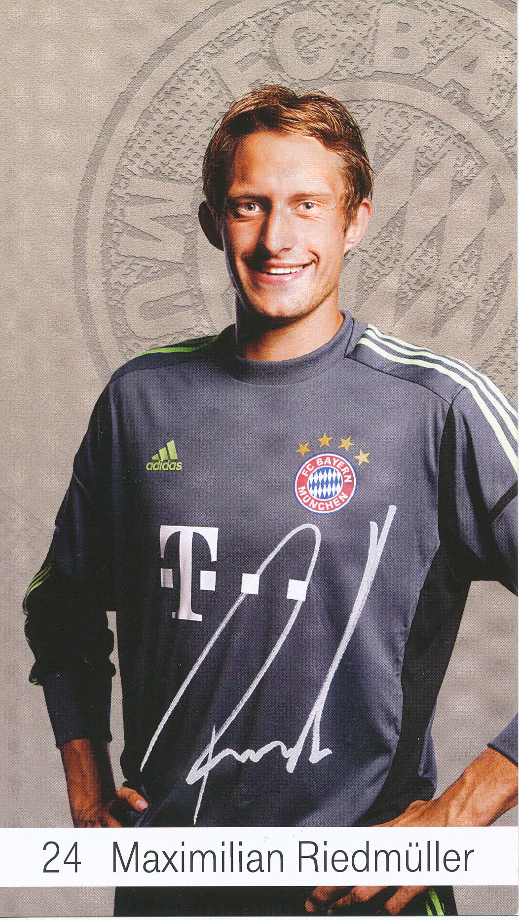 53923 Maximilian Riedmüller FC Bayern München original signierte Autogrammkarte 