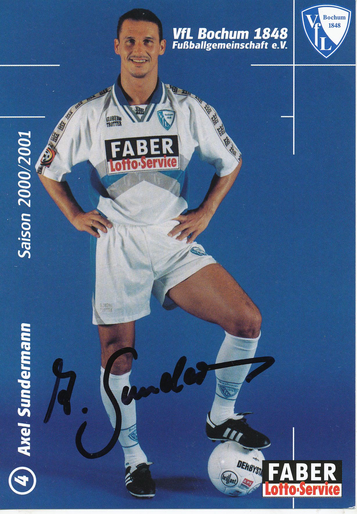 74517 Axel Sundermann Hannover 96 80er original signierte Autogrammkarte