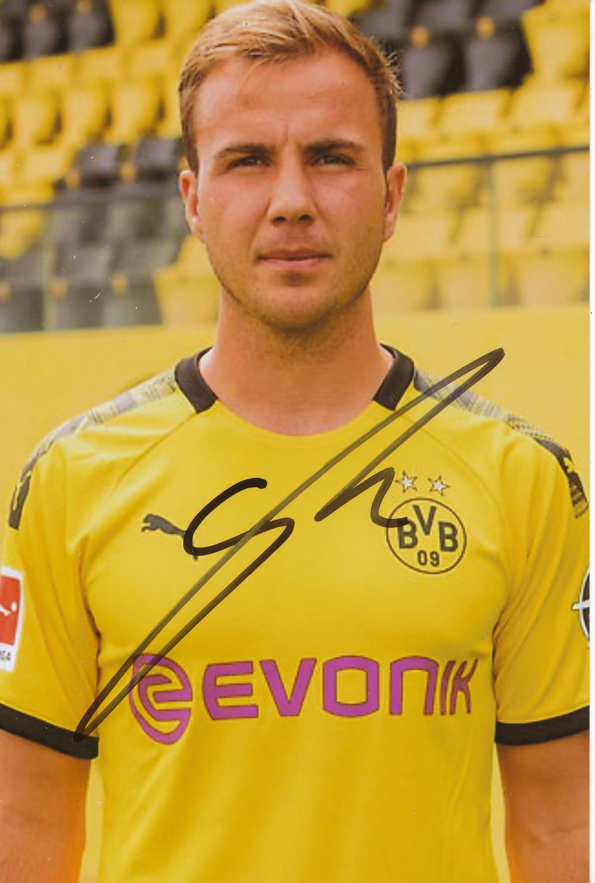 Handsignierte Autogrammkarte *MARIO GÖTZE* Borussia Dortmund BVB 18/19 2018/2019 