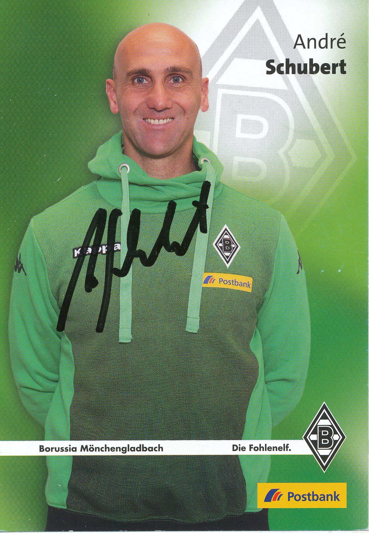 Andre Schubert Autogrammkarte Borussia Mönchengladbach 2016-17 Original+A 169165 
