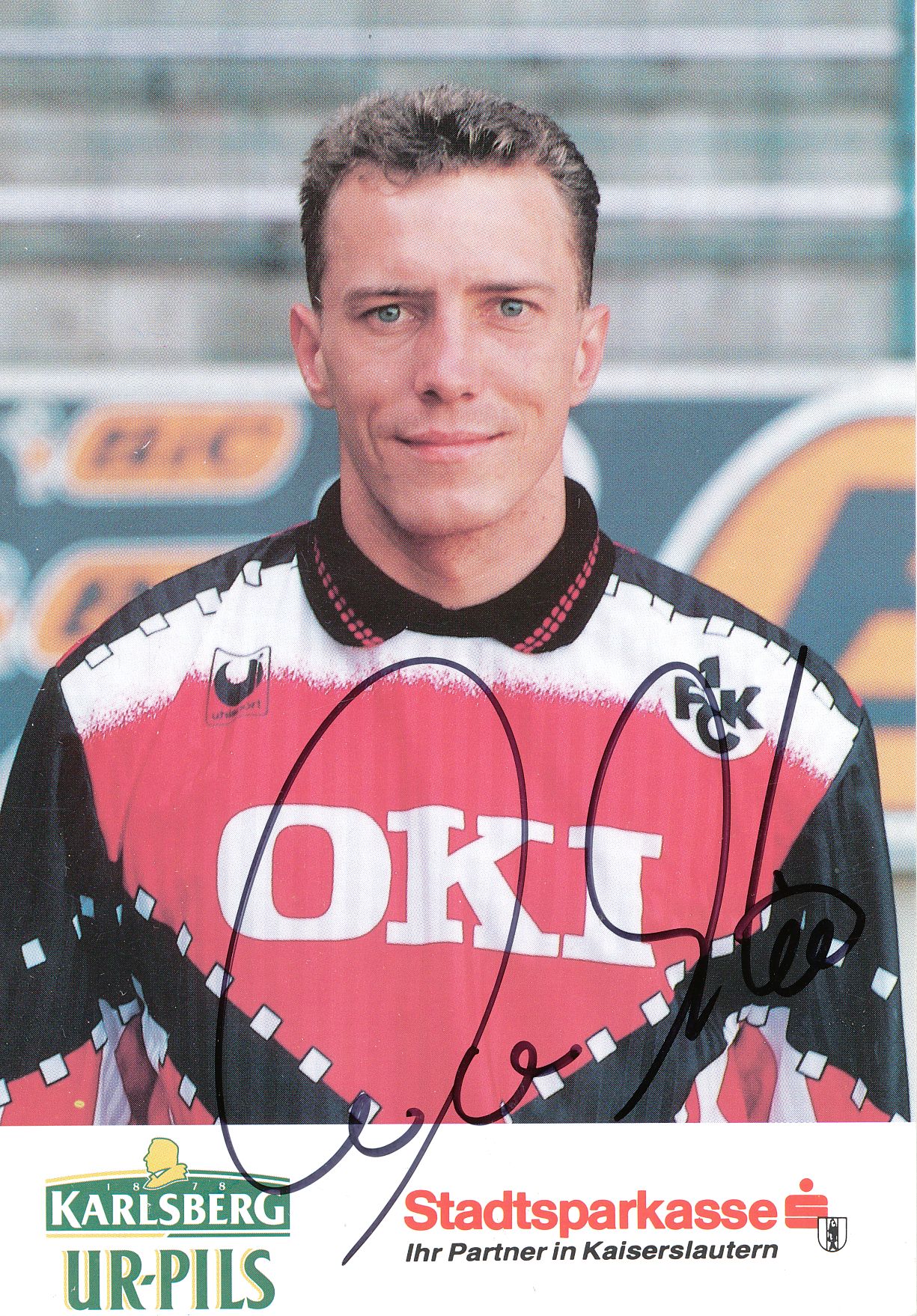 A 206346 Martin Wagner Autogrammkarte 1 FC Kaiserslautern 1992-93 Original 