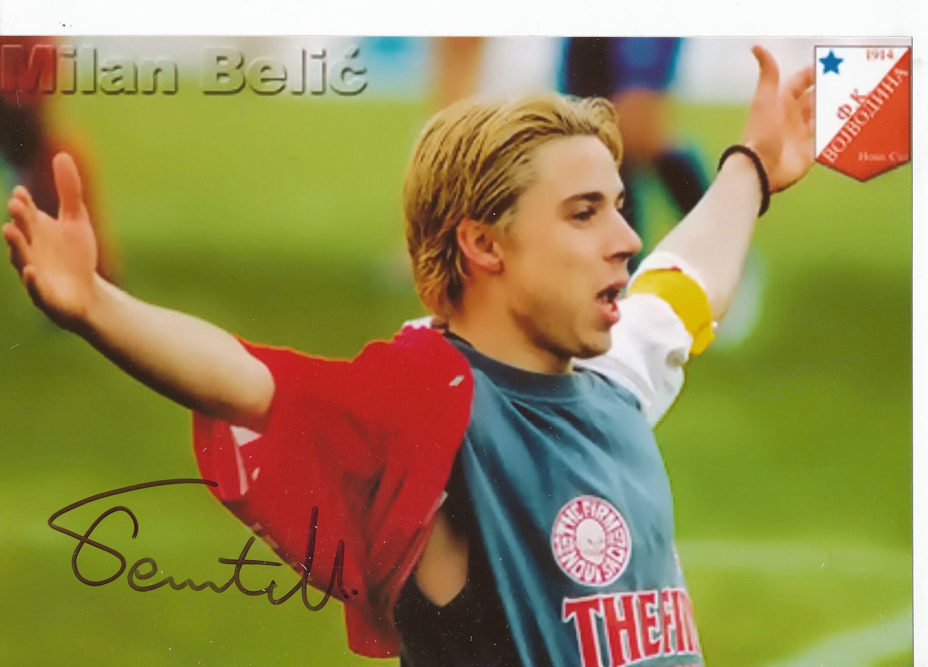 Kelocks Autogramme | Milan Belic Serbien Fußball Autogramm Foto ...
