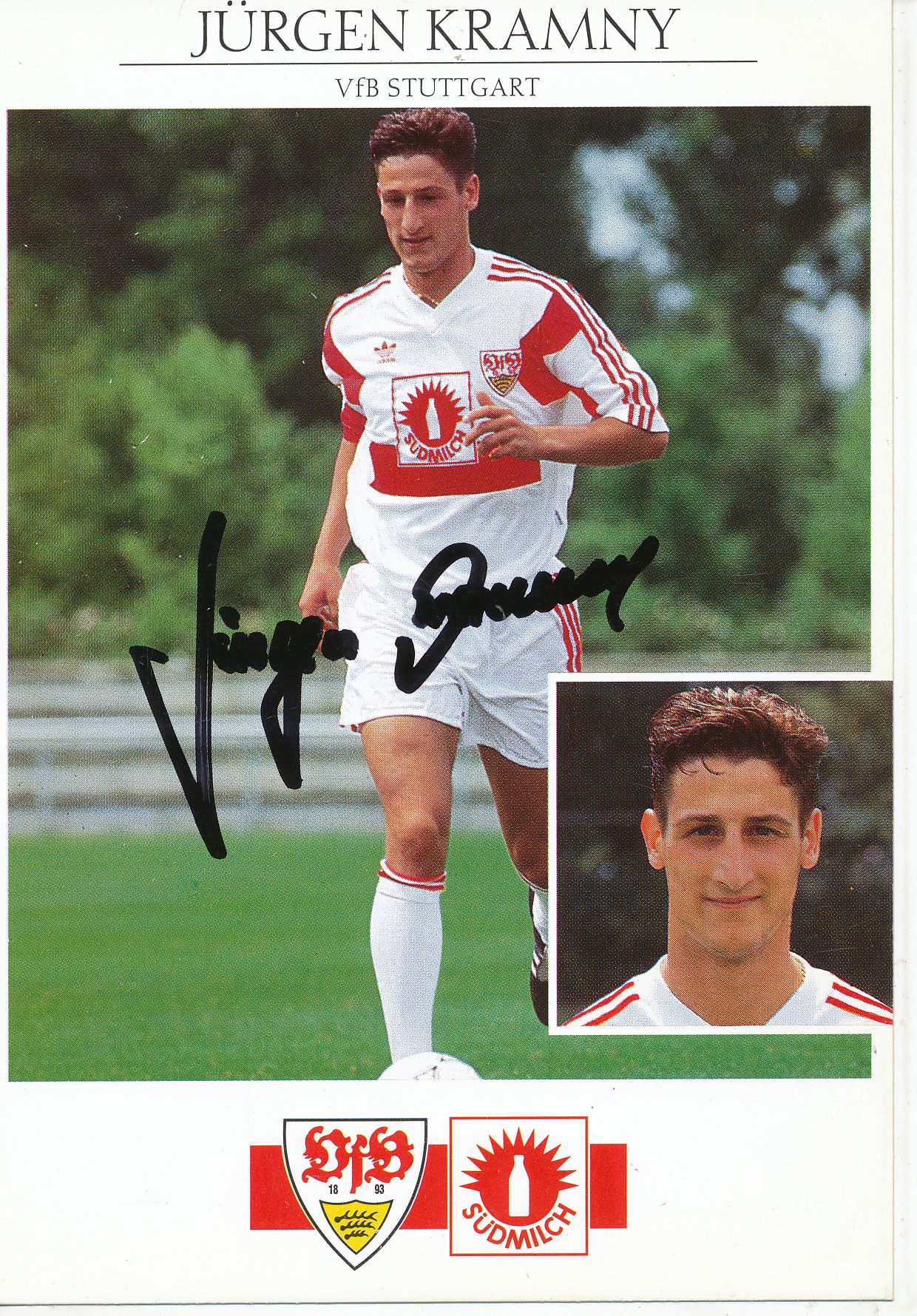 55982 Jürgen Kramny VFB Stuttgart original signierte Autogrammkarte 