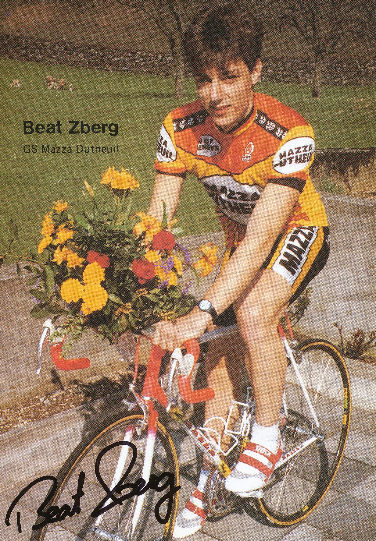 rigdom biologi ilt Kelocks Autogramme | Beat Zberg Schweiz Radsport Autogrammkarte original  signiert | online kaufen