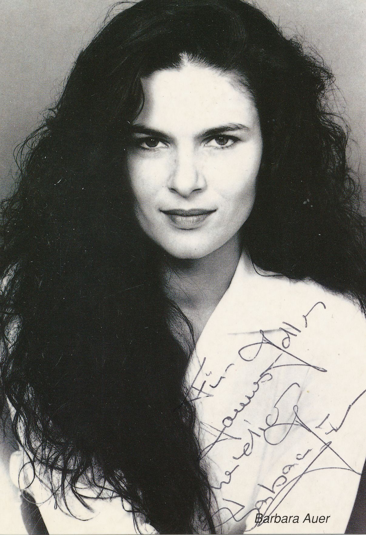 Barbara Auer Schauspielerin Autogrammkarte orig signiert 5772 