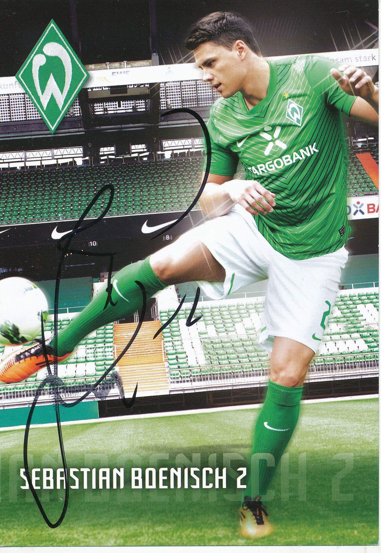 67288 Sebastian Boenisch Werder Bremen 10-11 original signierte Autogrammkarte 