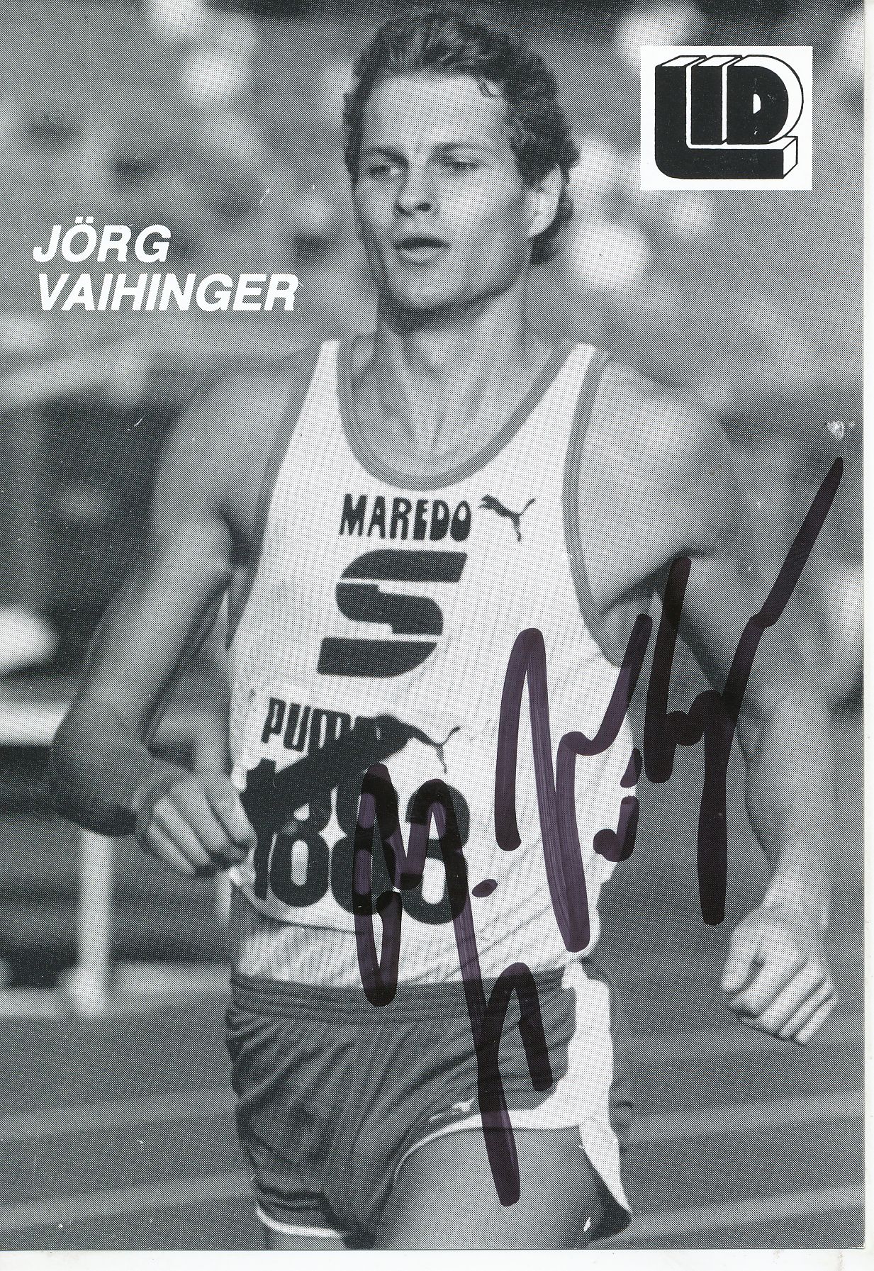 Jörg Vaihinger Autogrammkarte Original Signiert Leichtathletik A 213108