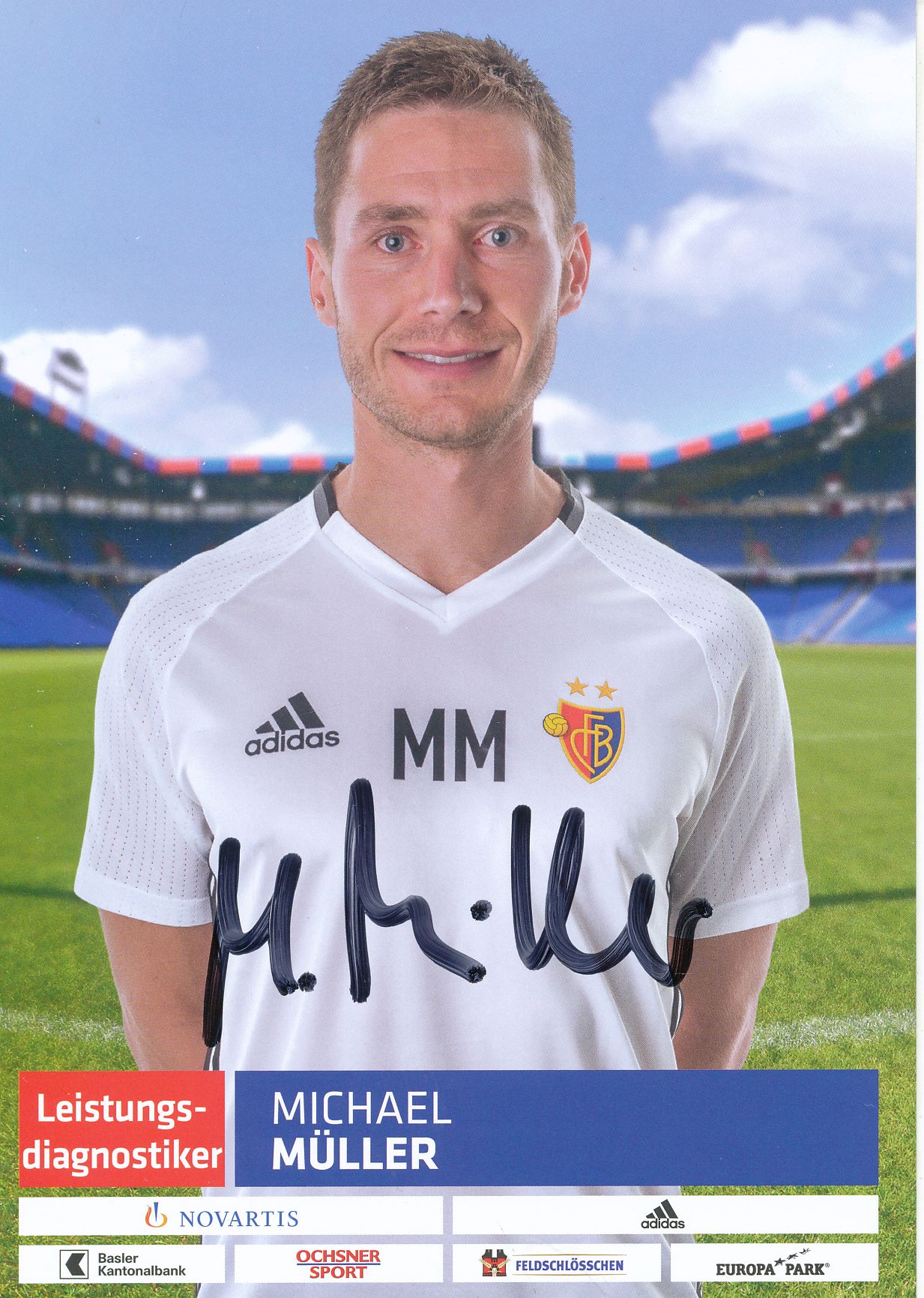 59376 Michael Müller FC Basel Schweiz original signierte Autogrammkarte 