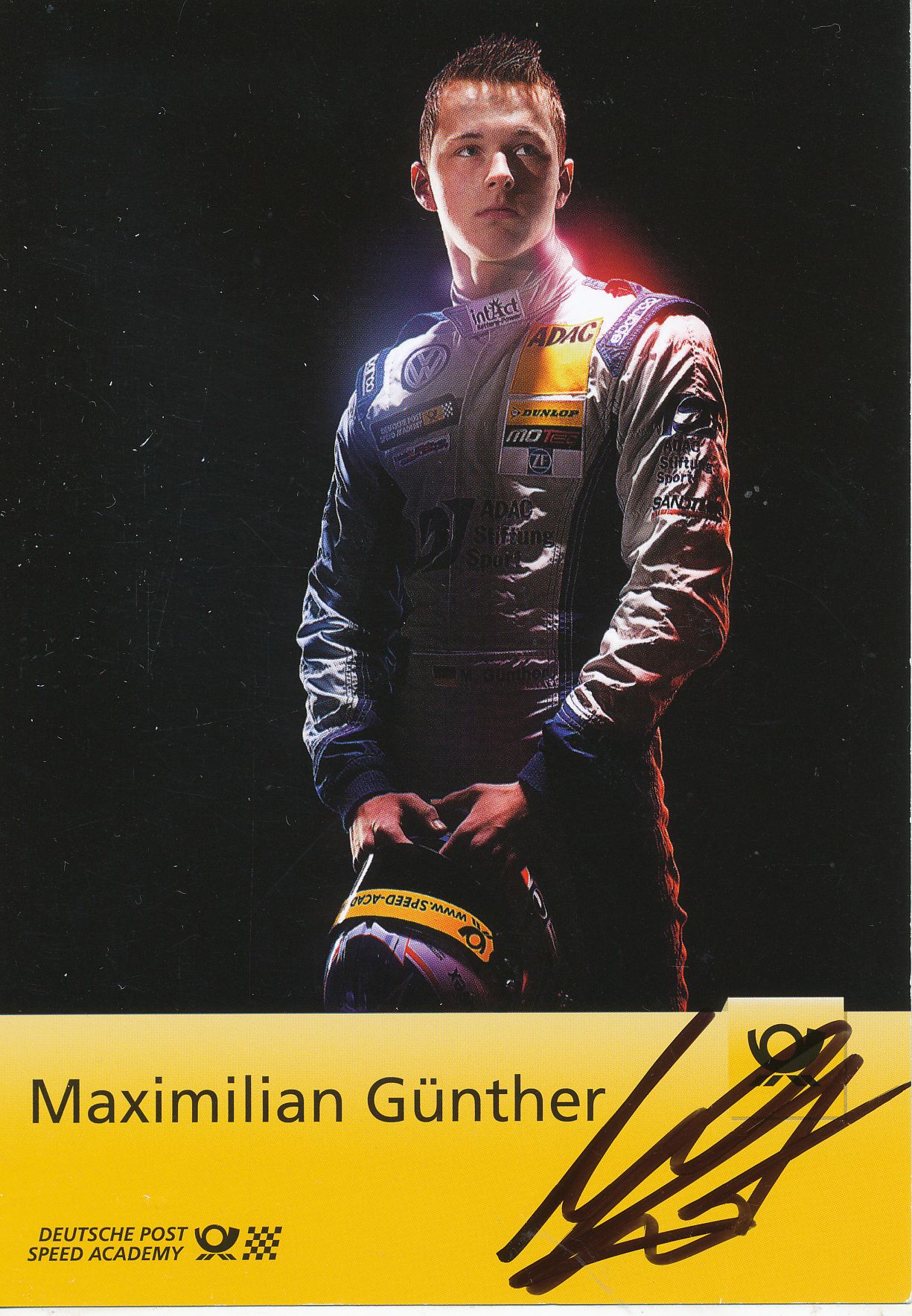 Maximilian Günther Prema Formel 3 Auto Motorsport Karte original signiert 289142 
